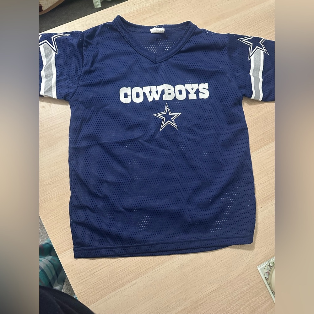 Cowboys Kids Blue Shirt